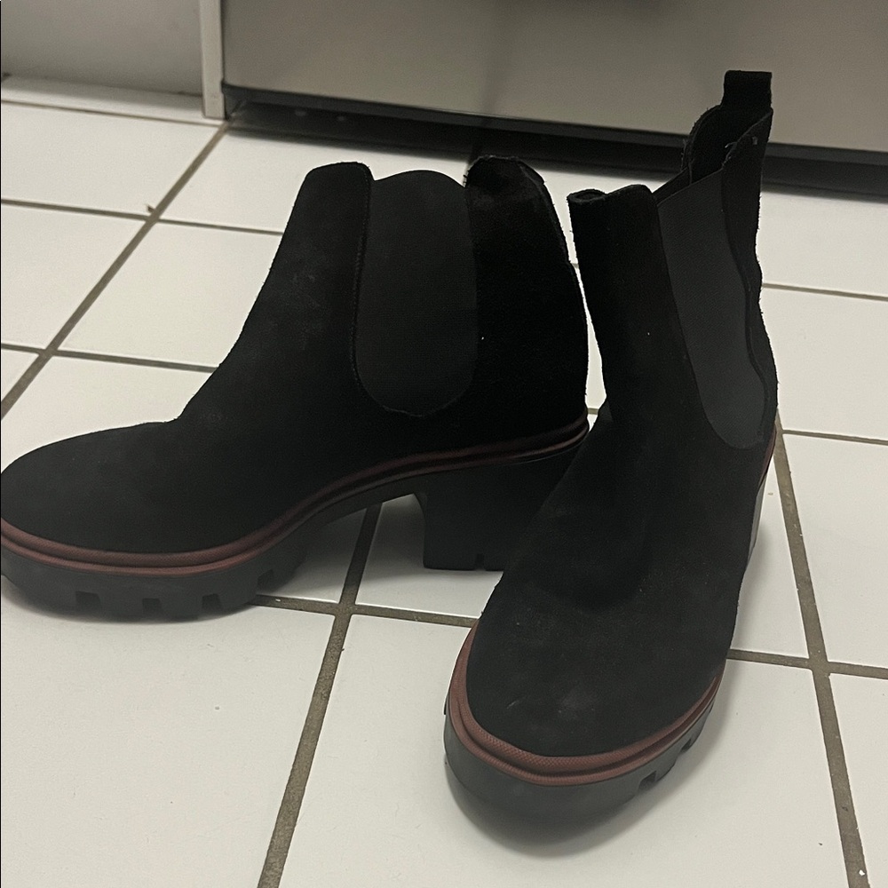 Black Suede Ankle Boots